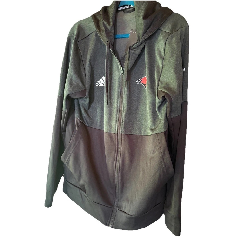 Adidas NCAA Cardinals Jacket Full Zip Hooded,‎ Pockets New With Tags Large